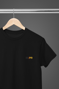 Black DI/PR diaper lover t-shirt with minimal graphic for nappy fetish and diaper play enthusiasts